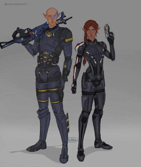 Dragon Effect (Crossover between DA and ME)